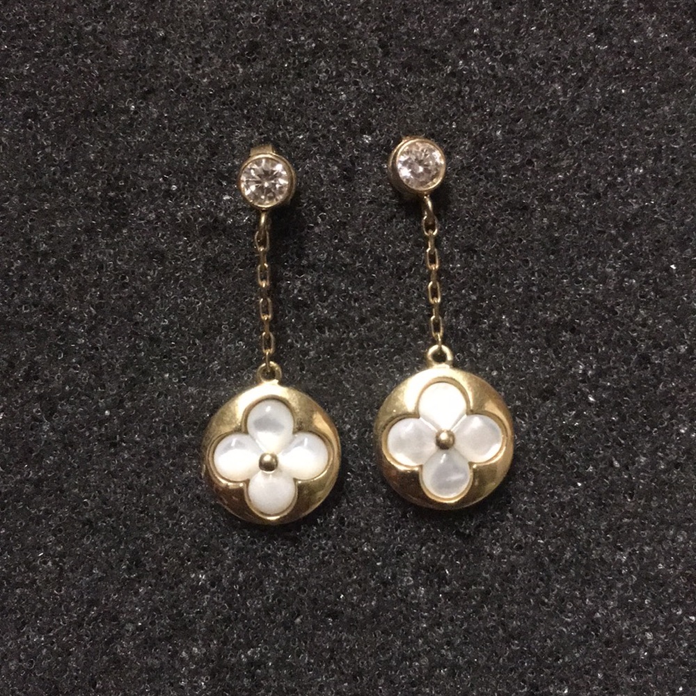 Earring 18 K Saudi Gold